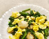 帆立＆ほうれん草のオイスター炒め作り方4写真