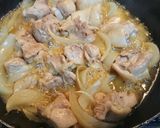 鶏もも肉とオニオンの甘醤油だれからめ煮作り方5写真