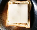 おかか昆布入りチーズトースト作り方3写真