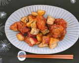 唐揚げ de 大学いも作り方7写真