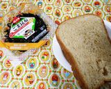 ふじっこ煮で！オープンサンドの和洋朝食作り方1写真