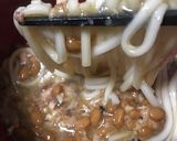 超簡単、納豆鯖うどん作り方5写真