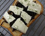 ふじっこ煮で！オープンサンドの和洋朝食作り方3写真