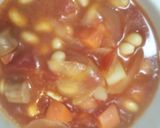 大豆とウインナーのトマトのスープ作り方6写真