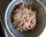 簡単、豆腐合挽き半々バーグ。作り方2写真