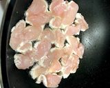 市販ソース変身★ササミとキノコのバジポン作り方6写真