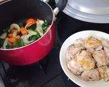 鶏もも肉のトマト煮♪作り方2写真