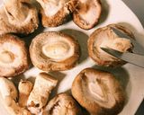 椎茸ツナチ—ズ傘焼き作り方1写真