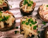 椎茸ツナチ—ズ傘焼き作り方4写真