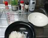 100円ショップの土鍋でごはん作り方1写真