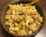 鶏肉とカリフラワーの醤油煮作り方7写真