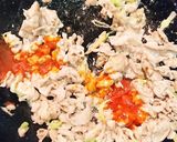ご飯に合う…豚こま豆腐のピリ辛炒め作り方4写真