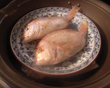 小鯛の酒蒸し（ねぎダレ）作り方3写真