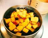 黒豆サツマイモご飯作り方3写真
