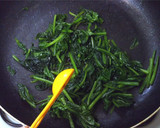 ご飯によく合う＊ほうれんそうの麺つゆ炒め作り方6写真