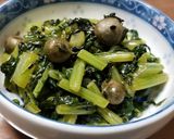 大根葉とムカゴのゴマ味噌炒め作り方7写真