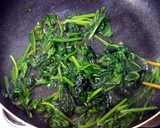 ご飯によく合う＊ほうれんそうの麺つゆ炒め作り方8写真