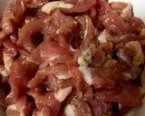 ＊簡単、ヤーコンと豚肉の炒め煮＊作り方1写真