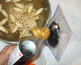 レンコン牛蒡黒酢漬け♪簡単作り置きおかず作り方5写真
