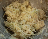 簡単★明太マヨはんぺんのお好み焼き作り方4写真