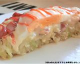 簡単★明太マヨはんぺんのお好み焼き作り方8写真