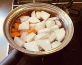 かぶとニンジンの煮込み作り方4写真