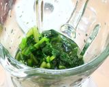 薬膳・ホタテとホウレン草のグリーンパスタ作り方6写真