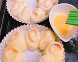 ハムチーズロールの リースパン作り方9写真
