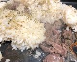 ガーリックライス風味スタミナ肉ご飯炒め作り方2写真