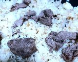 ガーリックライス風味スタミナ肉ご飯炒め作り方3写真