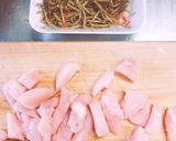 簡単！きんぴらで鶏ごぼうの炊き込みご飯作り方1写真