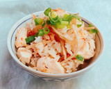 簡単！きんぴらで鶏ごぼうの炊き込みご飯作り方7写真