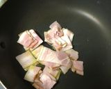 ほうれん草とベーコンのバターソテー作り方2写真