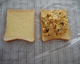 ふじっ子煮×パン、朝のたまごサンド作り方7写真