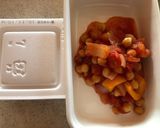 納豆とひよこ豆のトマトリゾット風作り方1写真