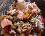 納豆とひよこ豆のトマトリゾット風作り方4写真