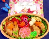 キーマカレーハンバーグのっけ弁当　詰め方作り方6写真