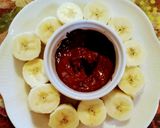 お家で簡単バナナのチョコフォンデュ♪作り方4写真