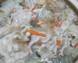 創味シャンタンで豚のはりはり鍋作り方4写真