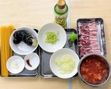 なすと豚バラとオレガノのトマトパスタ❣作り方2写真