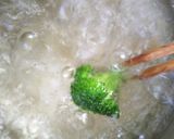 ブロッコリーのペペロンチーノ　パスタ昼食作り方3写真