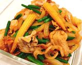 豚肉とニンニクの芽炒め作り方4写真