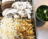 たっぷりキノコのスープそうめん作り方1写真