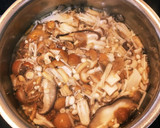 たっぷりキノコのスープそうめん作り方2写真