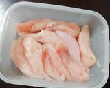 レンジで簡単☆ささみと豆苗やみつきサラダ作り方1写真