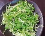 レンジで簡単☆ささみと豆苗やみつきサラダ作り方2写真