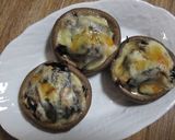 昆布つくだ煮とチーズのせ焼き椎茸作り方3写真