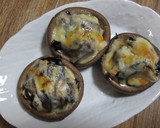 昆布つくだ煮とチーズのせ焼き椎茸作り方3写真