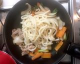 たっぷり野菜と九条ネギの肉うどん☆作り方4写真