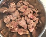 【無印デリ風】鶏レバーからしマヨ和え作り方2写真